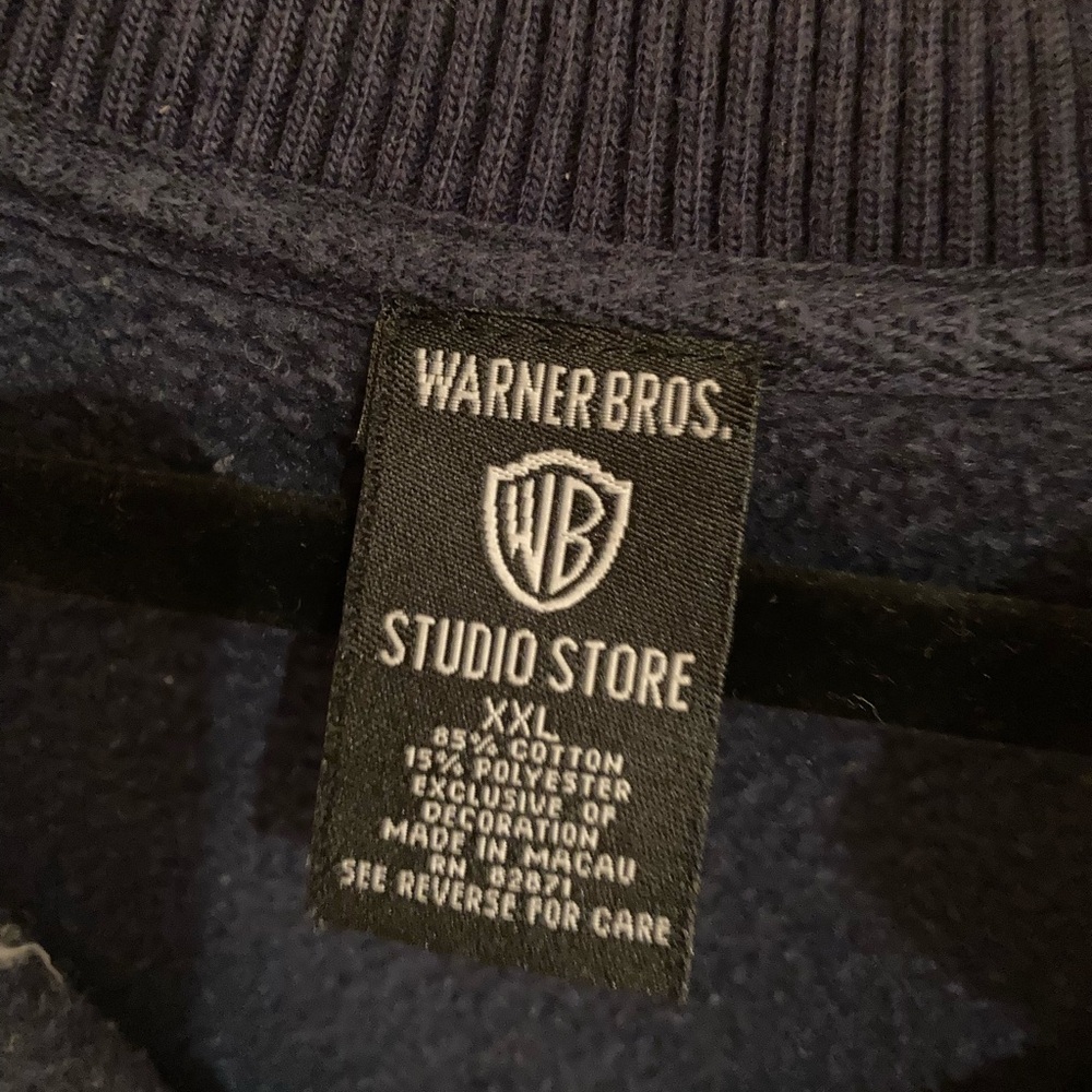 Looney Tunes Warner Bros. Sweatshirt with half zipper. - Picture 5 of 5